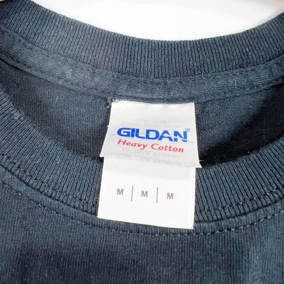 Black T Shirt Just Another Beer Drinker with a Camping Problem Wisconsin Dells M - Picture 4 of 4